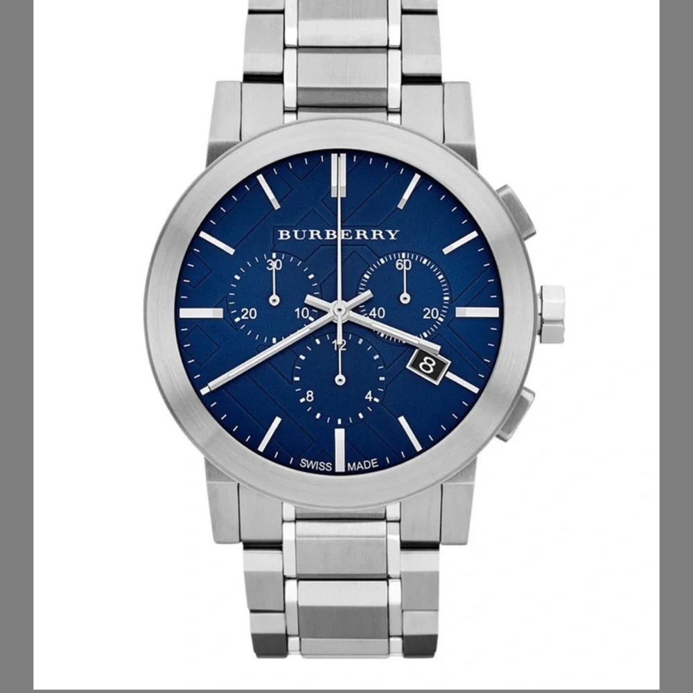 Burberry Silver Watch - The City Blue - Picture 8 of 16